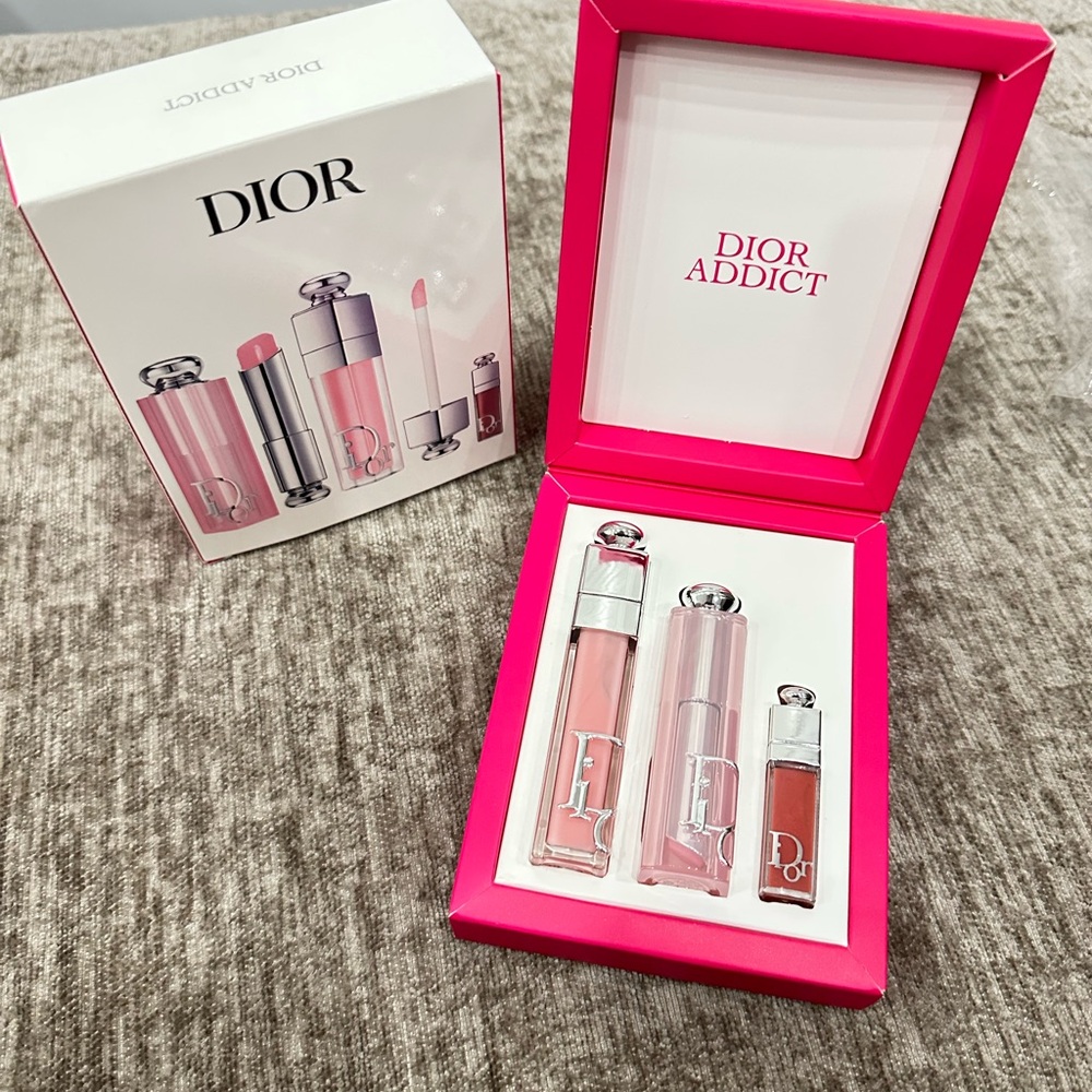 Dior Addict Lip Gloss Trio - Pink (001 pink color)